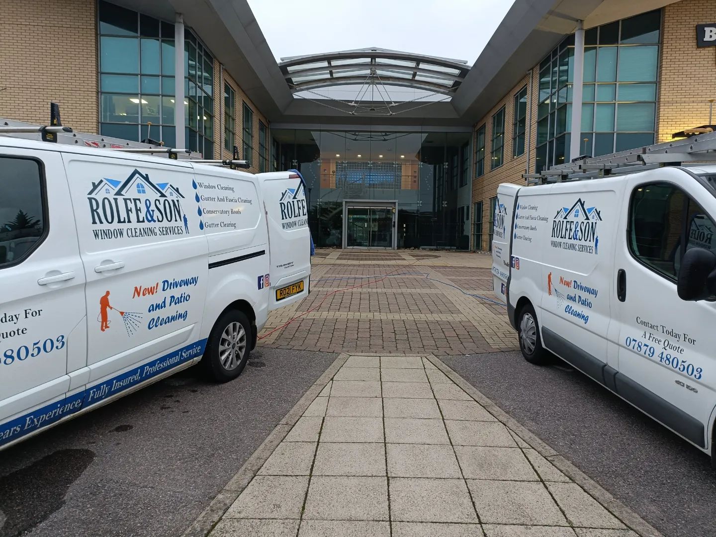 Rolfe and Son Window Cleaners, patios and driveways, vaccum and gutter cleaning, conservatory cleaning. (10)