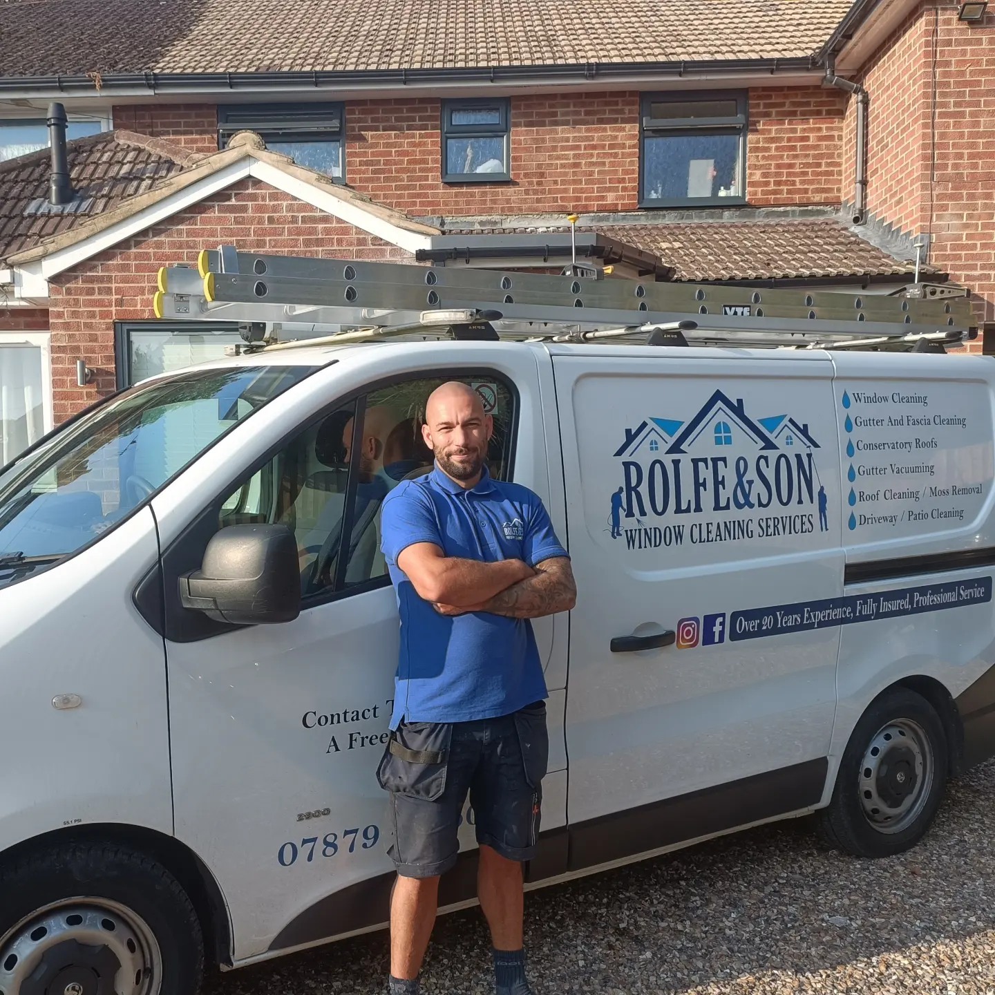 Rolfe and Son Window Cleaners, patios and driveways, vaccum and gutter cleaning, conservatory cleaning. (32)