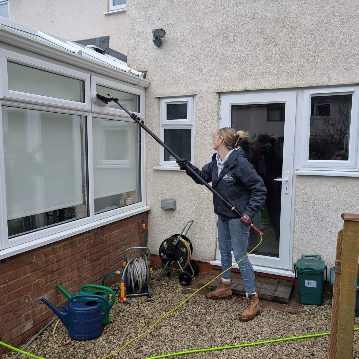 Rolfe and Son Window Cleaners, patios and driveways, vaccum and gutter cleaning, conservatory cleaning. (67)